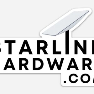 "StarlinkHardware.com" Sticker